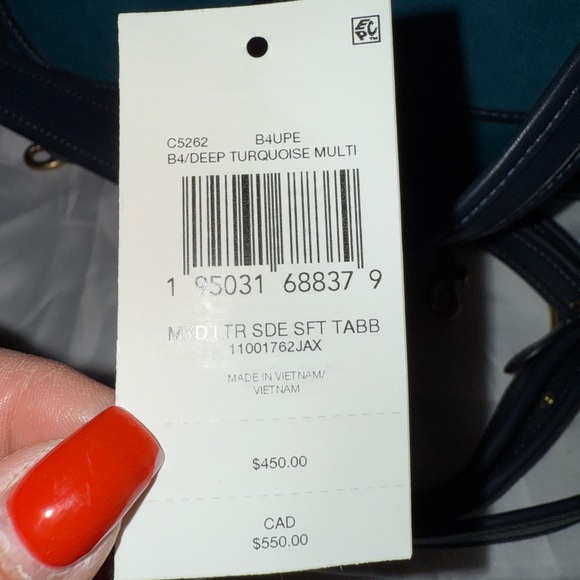 Coach suede tabby with matching wallet - Picture 3 of 7